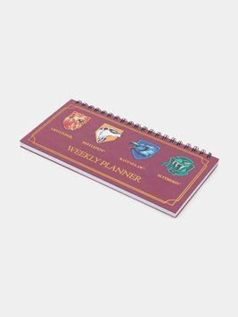 Недельный планер Sinsay Harry Potter бордовый на спирали 60 листов
