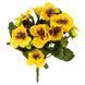 Анютины глазки Elisey 25 см искусственные желтые (106F/yellow) 106F/yellow фото 3