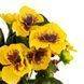 Анютины глазки Elisey 25 см искусственные желтые (106F/yellow) 106F/yellow фото 2