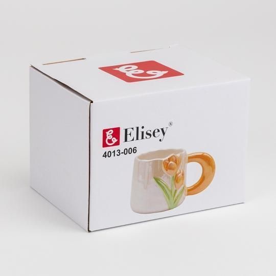 Чашка Elisey Жовті тюльпани жовтий 400 мл (4013-006) 4013-006 фото