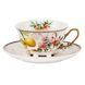 Чашка з блюдцем Elisey Elegant Past білий з жовтим 200 мл (9217-008) 9217-008 фото 1